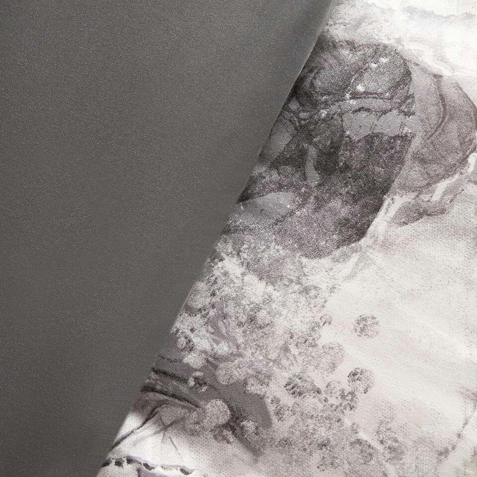 image 1 of OHS Marble Print Duvet Quilt Cover Bedding Set, King - Grey/White