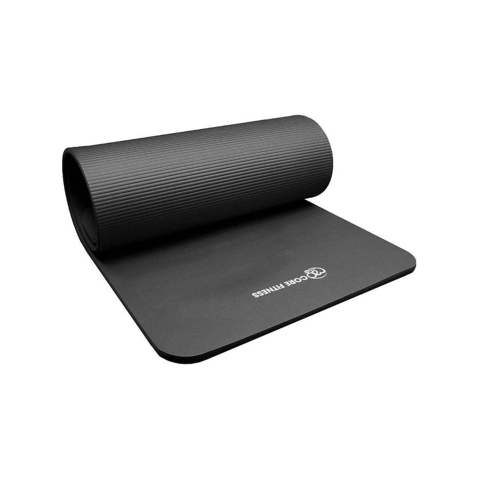 image 1 of Pilates-Mad Core Fitness Yoga Mat - Black - One Size