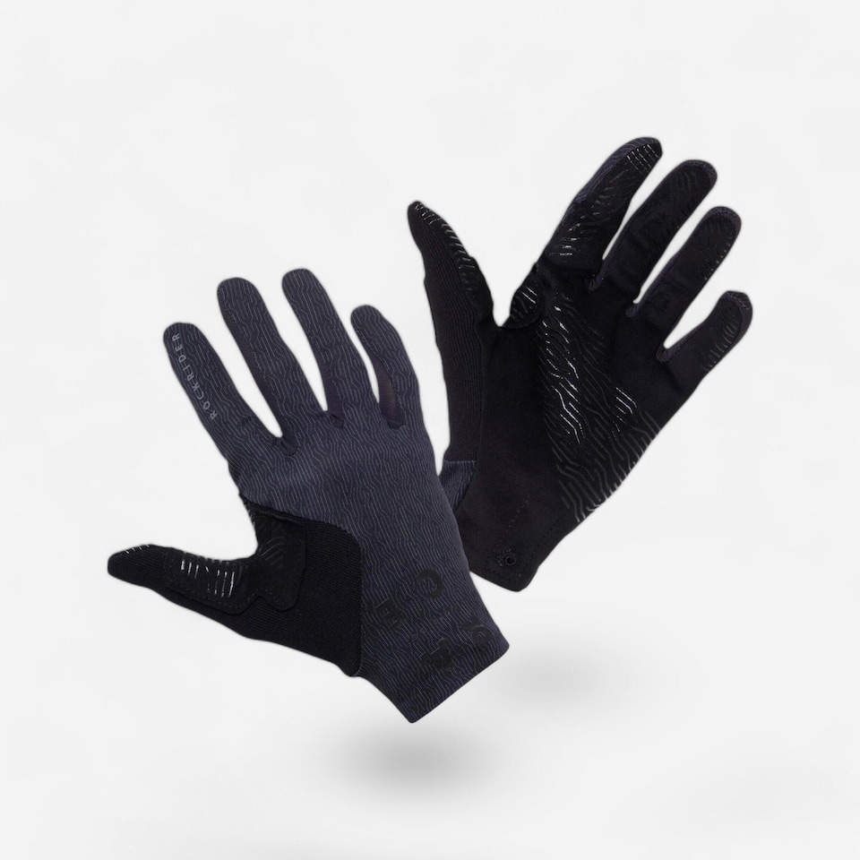 image 1 of Decathlon Mountain Bike Gloves Race Grip