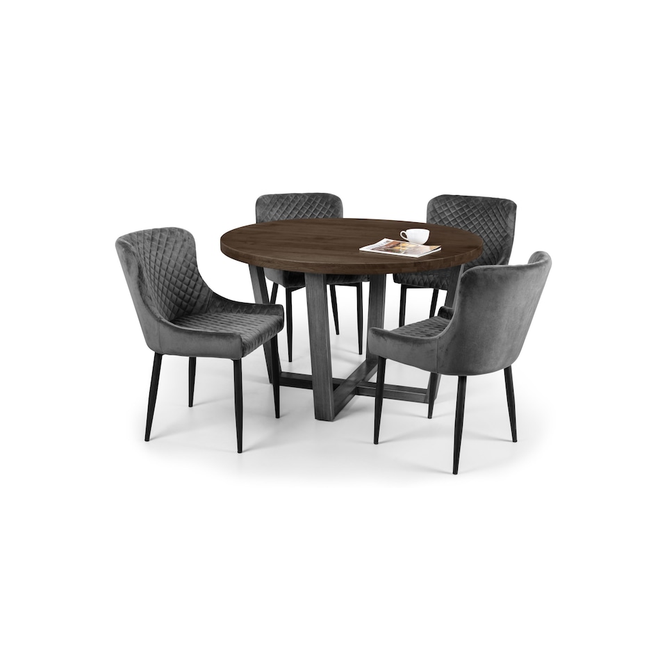 image 1 of Brooklyn Round Table - Dark Oak