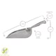 image 3 of Rink Drink Aluminium Ice Scoops - 3.5oz - Pack of 5