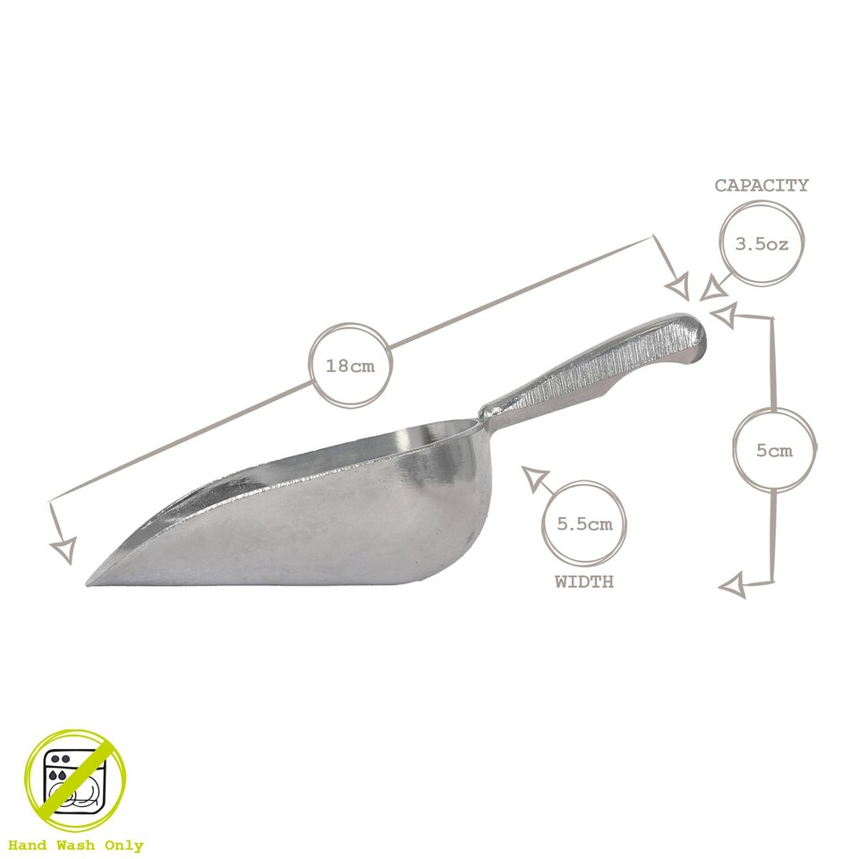 image 1 of Rink Drink Aluminium Ice Scoops - 3.5oz - Pack of 5