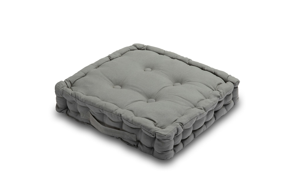 image 1 of Seat Pad Cushion Booster 100% Cotton Cover Extra Thick 10cm 45cm Square | Multi