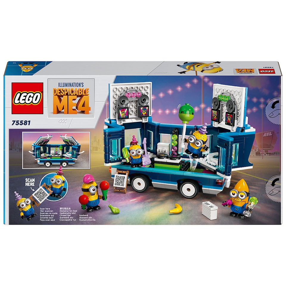 image 1 of LEGO Despicable Me 4 Minions' Music Party Bus