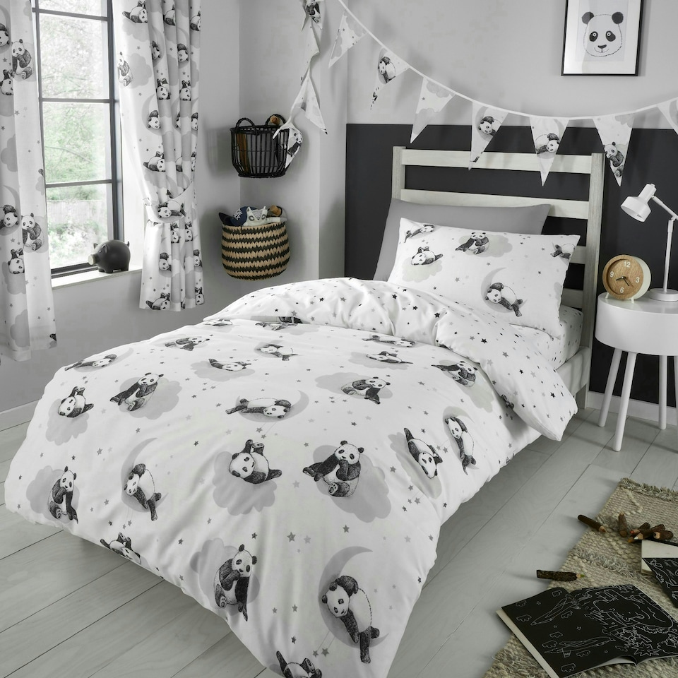 image 1 of Sleepy Panda Toddler Bedding