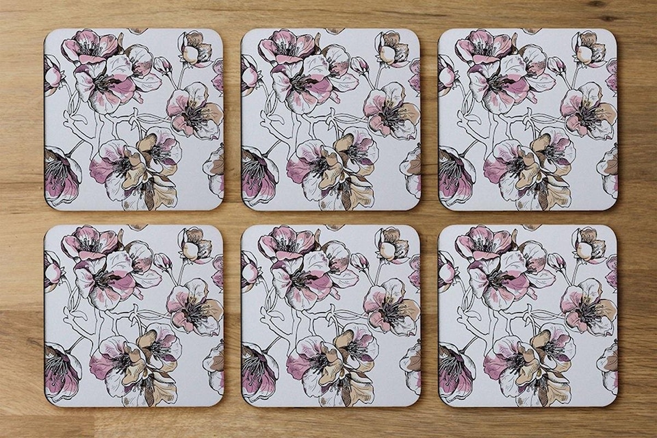 image 1 of Flower Illustration (Coaster)