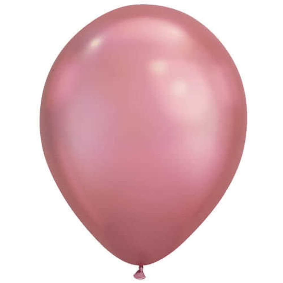 image 1 of Chrome Mauve Latex Qualatex Balloons 28cm / 11 in - Pack of 100 | Chrome