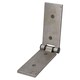image 1 of Long Weld-on Butt Hinge Heavy Duty with Bushes 240x50mm Industrial Quality Silver