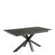 image 1 of Heaven Extendable Dining Table with Ceramic Black Top 168cm