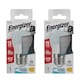 image 1 of Energizer LED Golf Ball E27 470lm 4.2W 6500K (Daylight) Light Bulb - Pack of 2