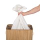 image 4 of Laundry Basket - washing hamper with lid, removable laundry bag, 2 handles | Brown | beige | 100 L | 1