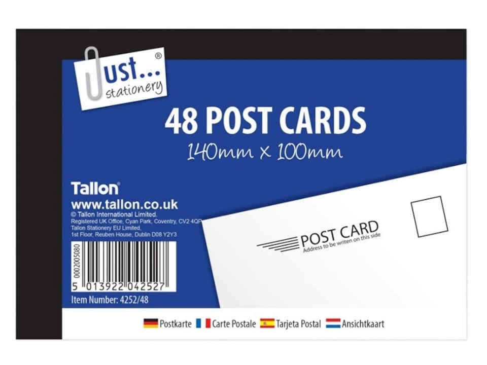 Tallon Just Stationery 140x100mm Post Card