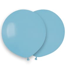 Baby Blue Biodegradable Latex Balloons 48cm / 19 in - Pack of 25