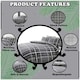 image 2 of Newton Tartan Check Duvet Cover Set Reversible Polycotton Beddings Grey | Double