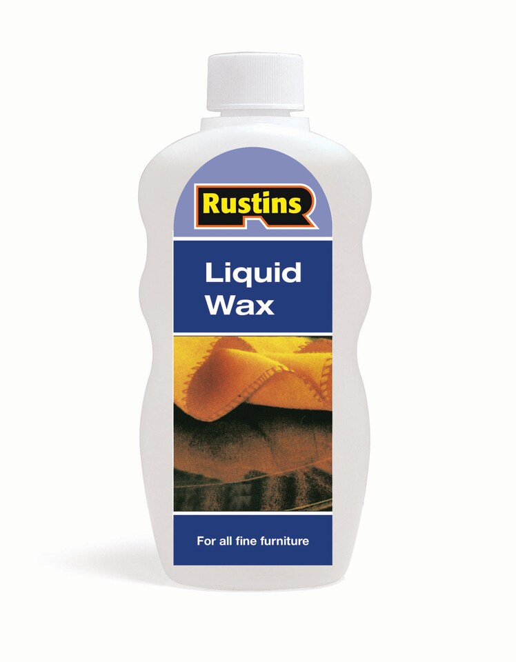 image 1 of Rustins Liquid Wax Cleans Protects Enhances Wood Rich Natural Sheen 300ml