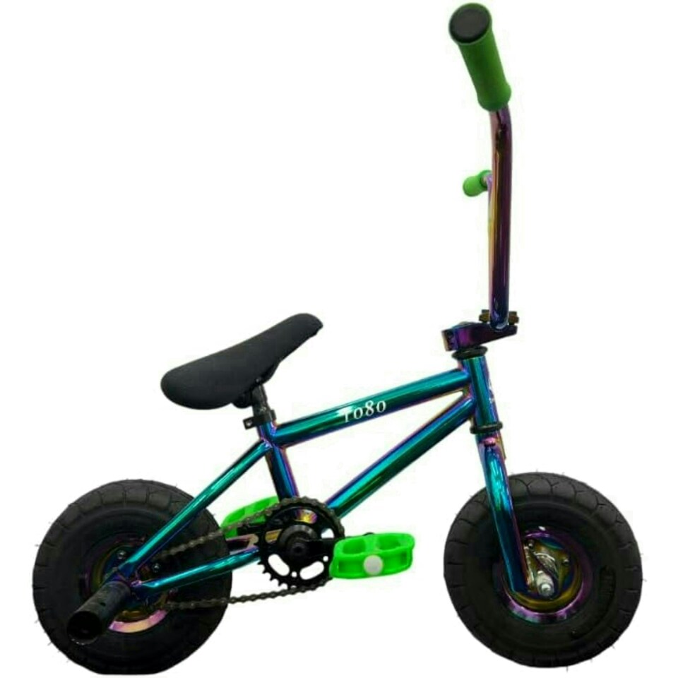 image 1 of 1080 Mini Freestyle BMX - Neo Chrome Jet Fuel/Chrome/Green