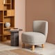 image 3 of Naxos Round Side Table In Marron Marble