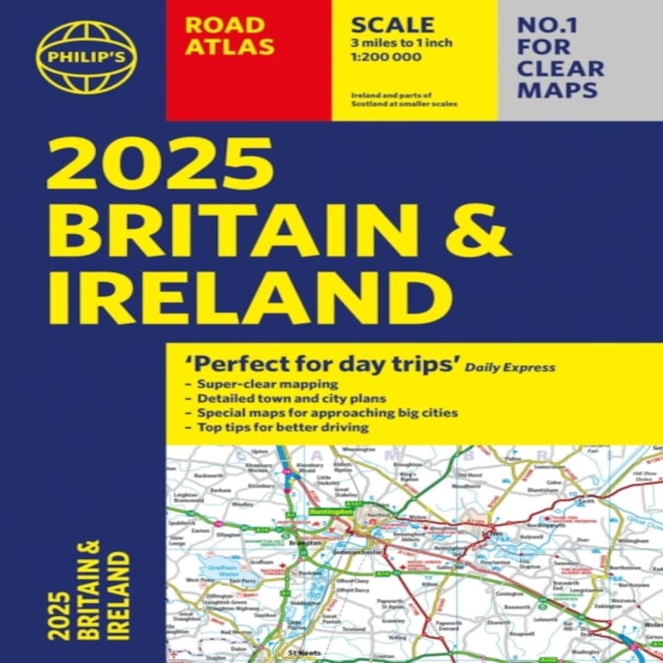 Philips Road Atlas Britain/ireland 2025