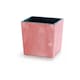 image 1 of 300mm Low Square Concrete Effect Plant Pot - 29.5x29x29 cm | Orange | Terracotta & Set of 1 | 1
