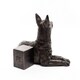 image 3 of German Shepherd Plant Pot Feet - Set of 3 - L8 x W11.5 x H7.5 cm Brown
