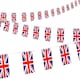 image 1 of 2 x 30ft Fabric Union Jack Bunting | Multi