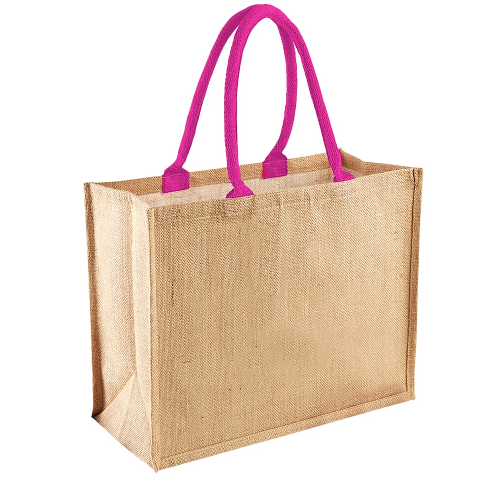 image 1 of Westford Mill Classic Jute Shopper Bag (21 Litres)