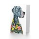 image 2 of Greeting Card Dog Lover Hawaiian Shirt Great Dane Portrait Birthday