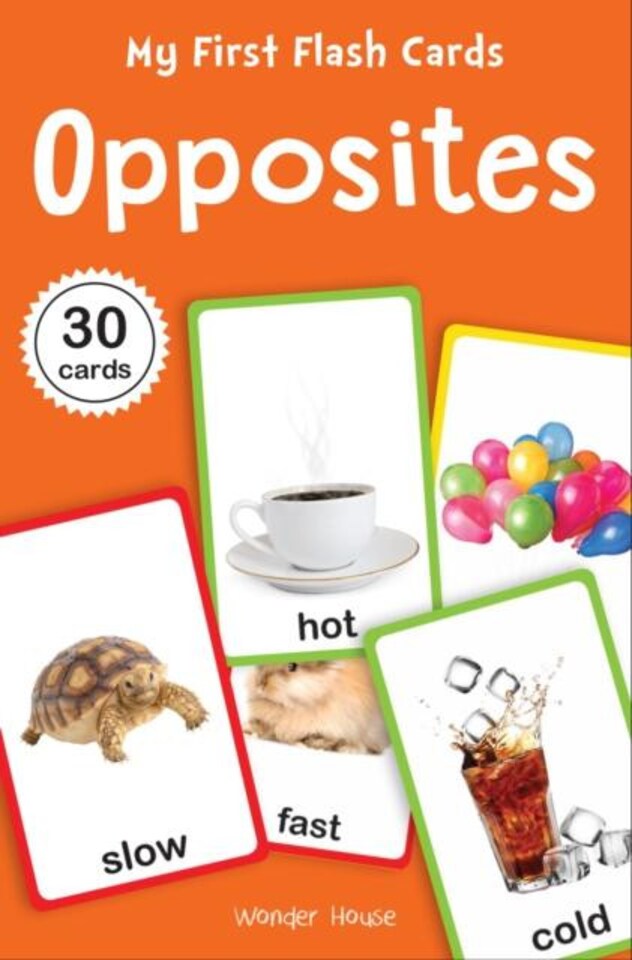 My First Flash Cards : Opposites Paperback Book