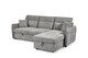 image 1 of Grey Chenille Fabric 2C1 Corner Sofabed with Storage ARCHIE