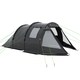 image 1 of Outsunny 3-4 Persons Tunnel Tent, Two Room Camping Tent w/ Windows, Black