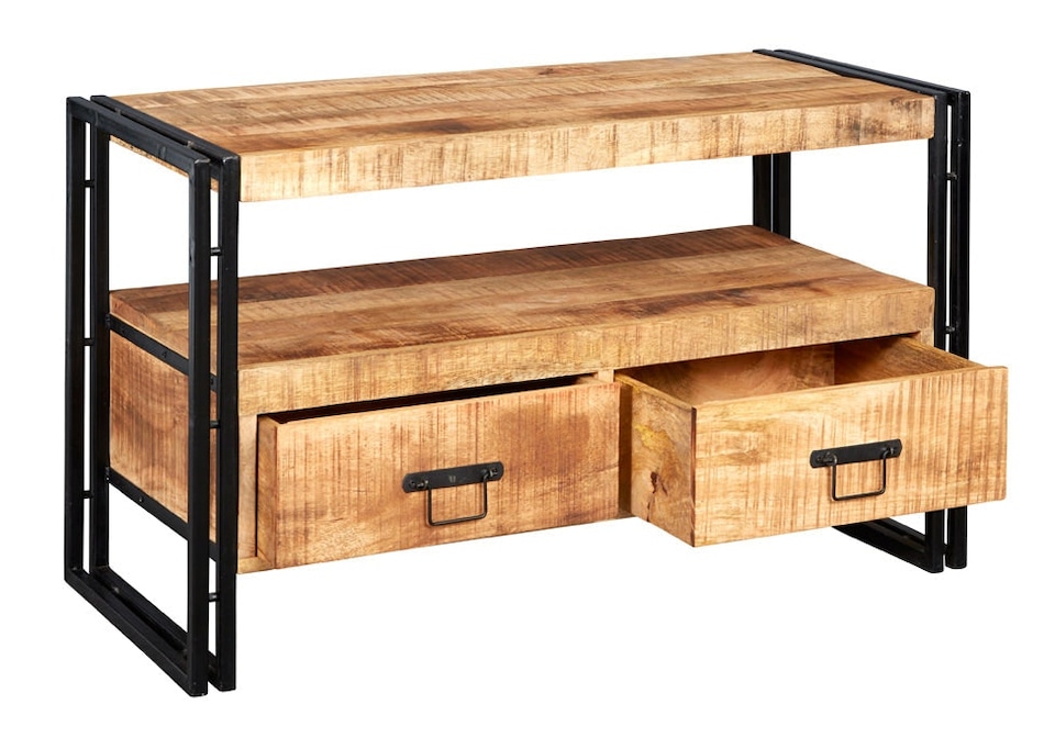 image 1 of Herica Industrial Mintis Tv Cabinet | Brown | 1
