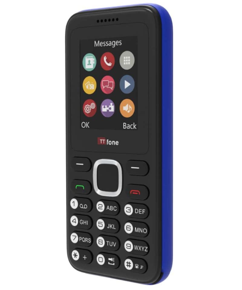 image 1 of TTfone TT150 Mobile Phone Blue - EE Pay as you go