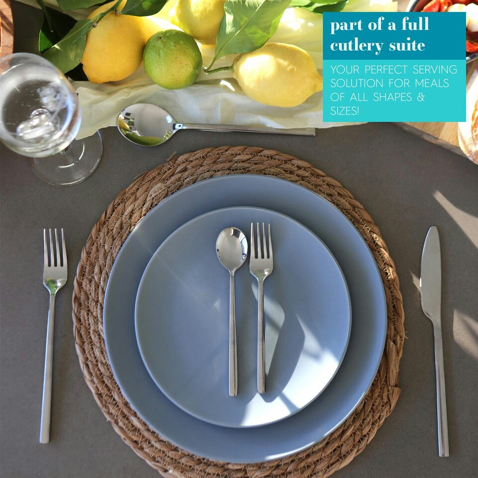 image 1 of Argon Tableware Stainless Steel Cake Forks - 15cm - Silver - Pack of 4