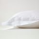 image 2 of Homescapes White Egyptian Cotton Ultrasoft King Size Oxford Pillowcase 330 TC