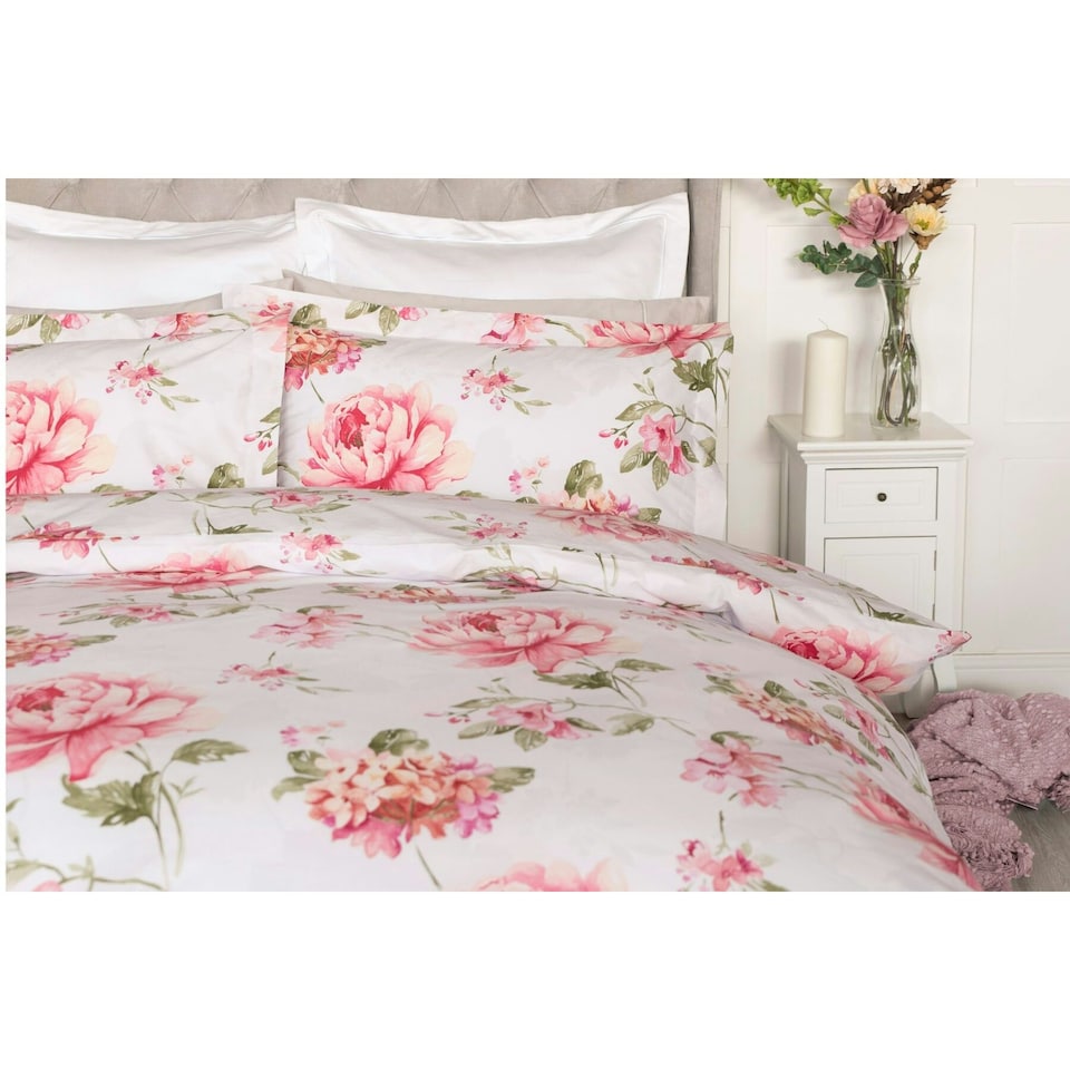 image 1 of Belledorm Saara Duvet Cover Set - Blush - Superking
