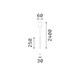image 2 of Look 25cm Slim Pendant Ceiling Light Brass 1x LED 1000lm 3000K