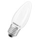 image 1 of Osram LED Lamp Star Light Bulb Candle Shape B25 Filament E27 Frosted 6 Pack