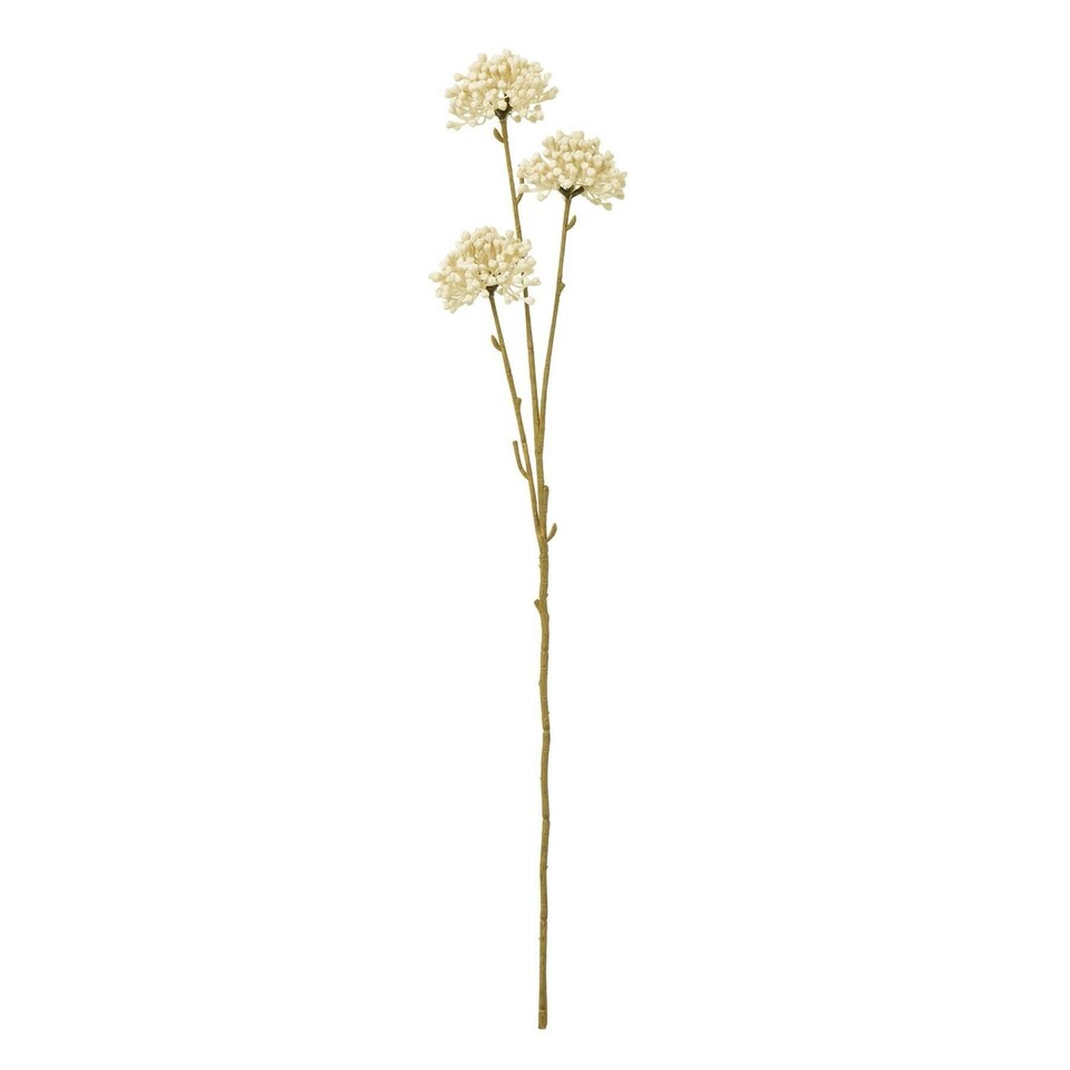 image 1 of Hill Interiors Allium Spray Artificial Flower - Cream - One Size