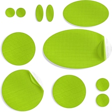 aZengear Repair Patches for Jackets, Tent, Shoe, Gear - Waterproof, Self-Adhesive, Tear-Cold-Heat-Resistant (11 Pieces, Green)