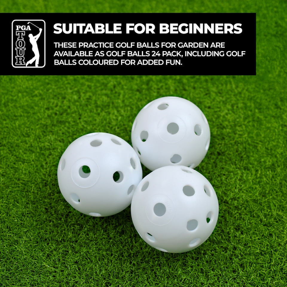 image 1 of PGA TOUR 24 Pack Airflow Golf Balls - White