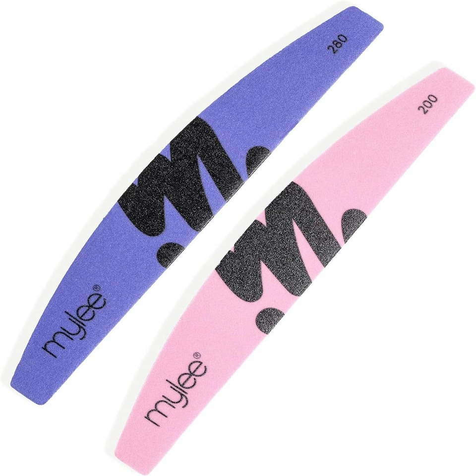 image 1 of Mylee Foam Nail Files 200/280 (Pack of 2)
