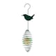 image 1 of Homescapes Metal Spring Bird Feeder with Bird Decoration, Wren