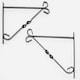 image 3 of Primrose Simple Hanging Basket Bracket Hook Wall Hanging Brackets 25cm