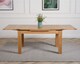 image 5 of Richmond 140-220cm Oak Extending Dining Table & 4 Montana Leather Chairs | Red | Red