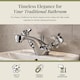 image 2 of Balterley Kingsley Traditional Crosshead Mono Basin Tap & Pop Up Waste