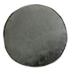 image 4 of icon Milano Velvet Bean Bag Pouffe Charcoal Grey Large Velvet Footstools Grey
