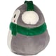image 3 of Mumbles Squidgys Penguin Plush Toy - Grey/White - One Size