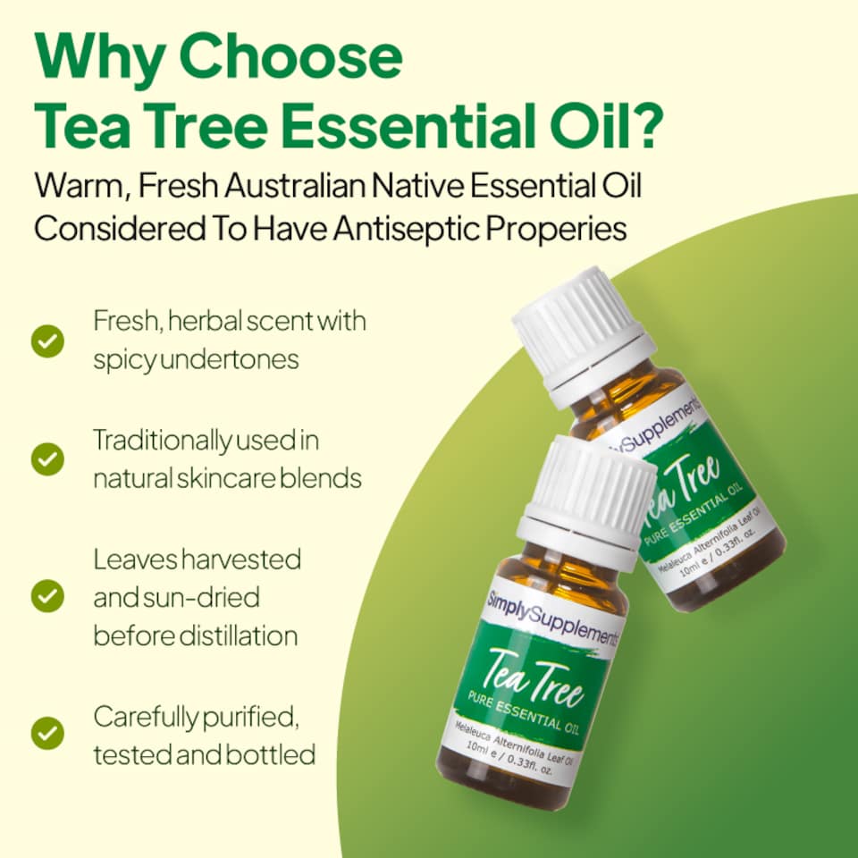 image 1 of Tea Tree Essential Oil - 2 x 10ml bottles