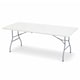image 3 of 5ft Folding Trestle Table Heavy Duty Catering Garden Party 1.5m | White