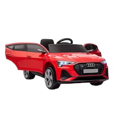 HOMCOM 12V Kids Electric Ride-On Car/ w Remote Control, Lights, Music - Red